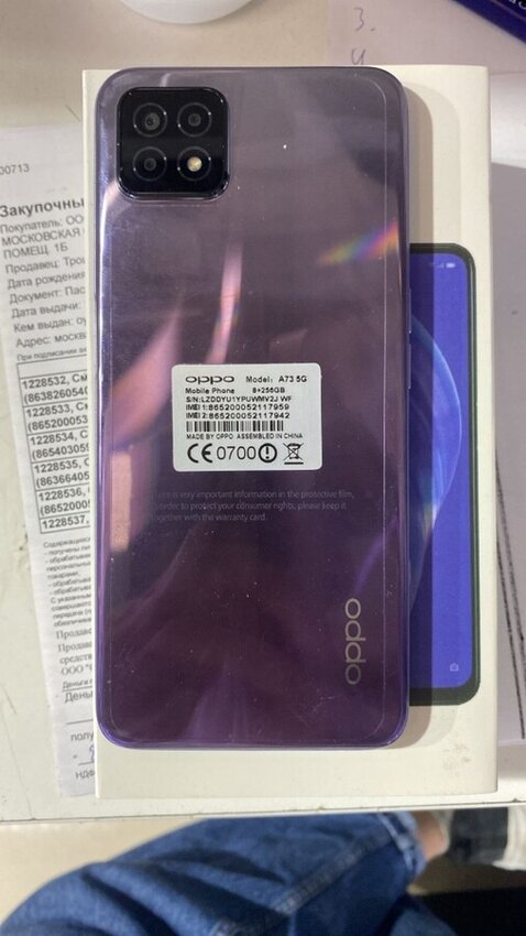 Смартфон Oppo A73 5g 8\256