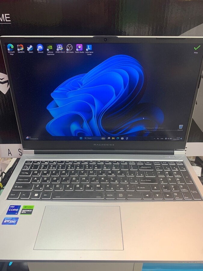Ноутбук Machenike L15S / i7-12650H / Ram-16gb /SSD-500gb/GeForce RTX 4050