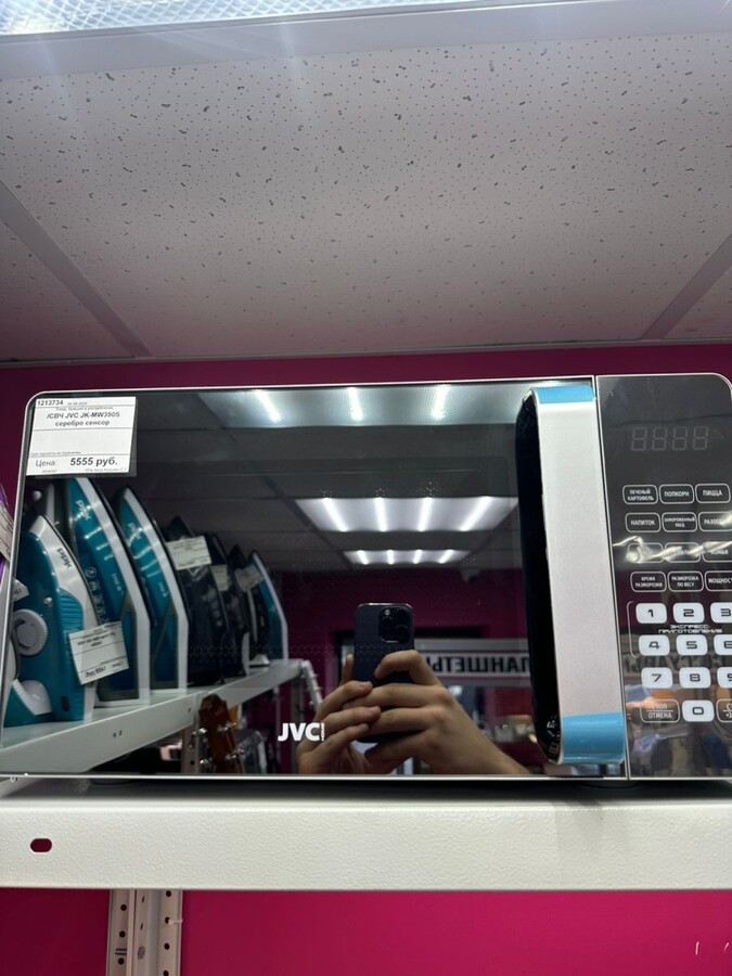 /СВЧ JVC JK-MW430SG серебро сенсор