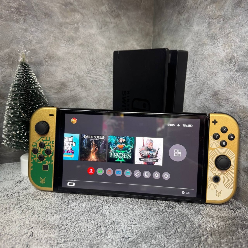 Игровая приставка Nintendo Switch Oled прошита