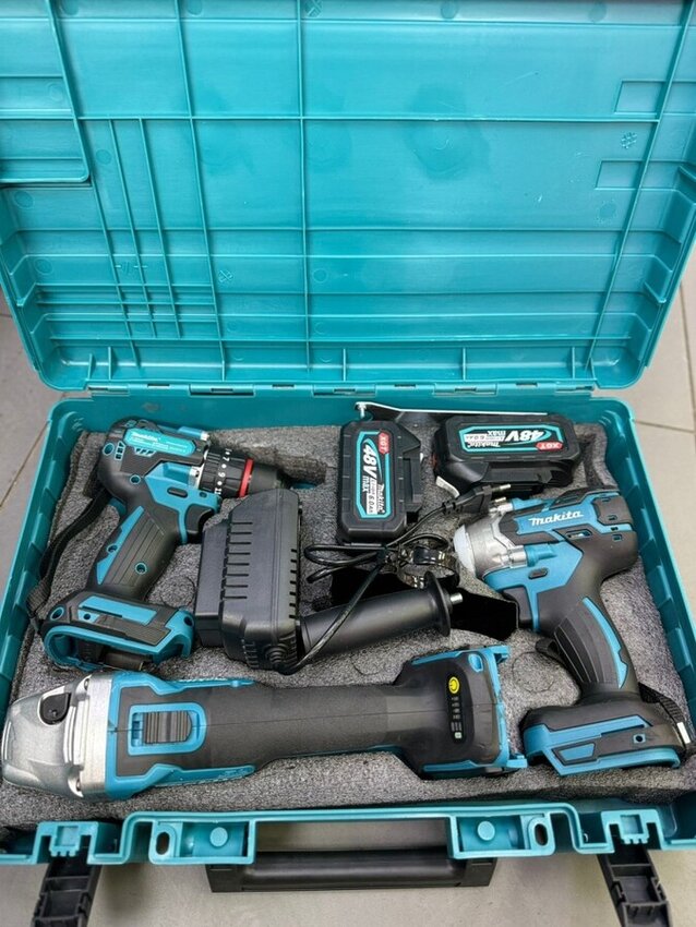 Набор инструментов 3 в 1 (УШМ, гайковерт, болгарка)