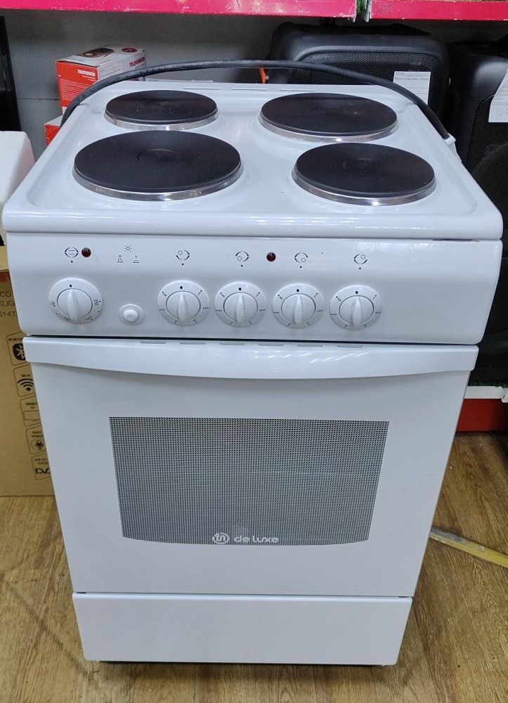 Электрическая плита De Luxe 5004.12 Э белый