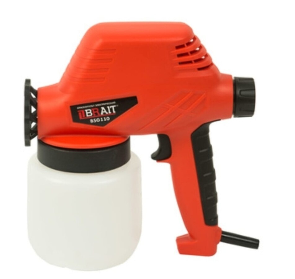 Краскопульт электрический воздушный Brait 0.8л