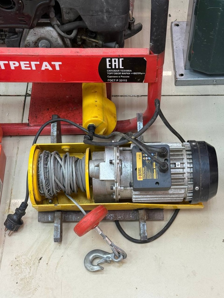 Электрический тельфер  DENZEL TF-800