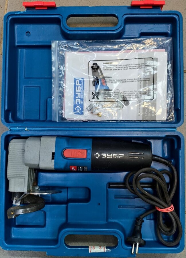 Ножницы ЛИСТОВЫЕ ЭЛЕКТРИЧЕСКИЕ ЗУБР ЗНЛ-500