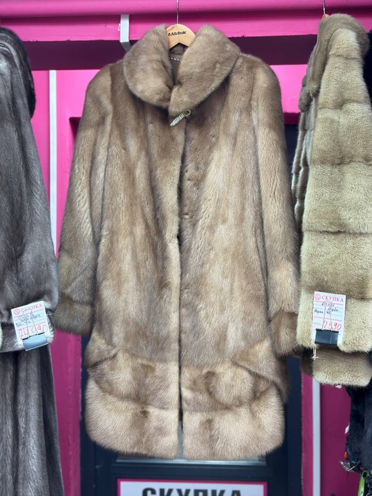 Шуба норка 44