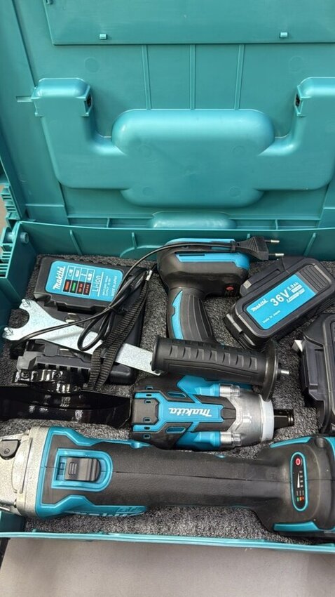 Набор инструментов 2 в 1 гайковерт/ушм